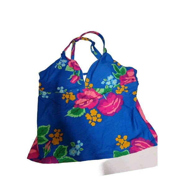 Matilda Jane TO THE BEACH SWIM Top Tankini Medium Floral Women's Daydream - Picture 2 of 6